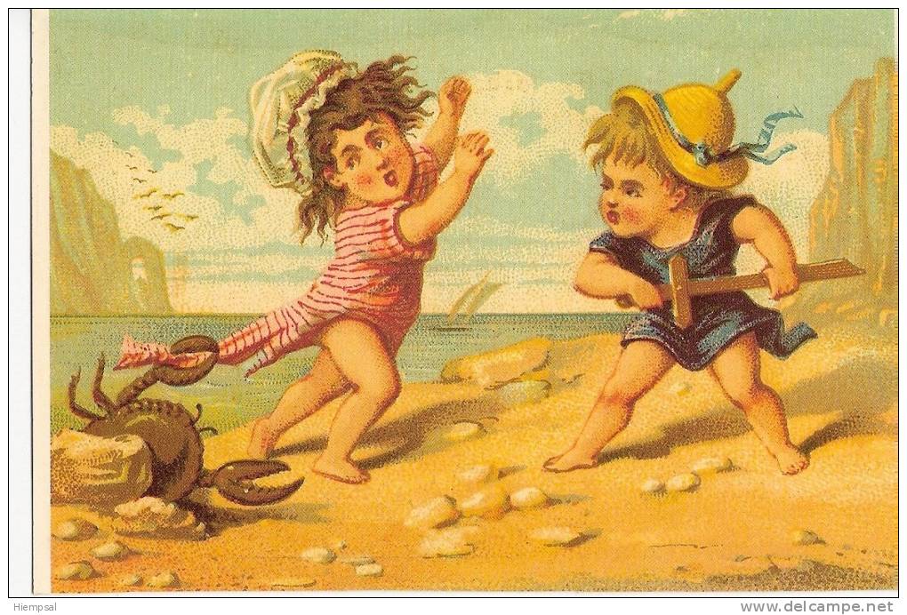 Humoristique   Enfants- Scene  Marine - Humorous Cards