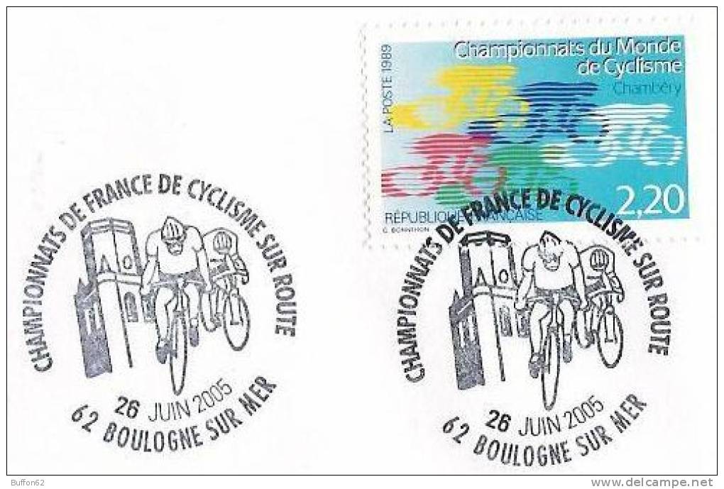 Boulogne-sur-Mer (62) 2005. Championnats De France De Cyclisme Sur Route. Beffroi, Cyclistes / Belfry, Runners Cyclists. - Ciclismo