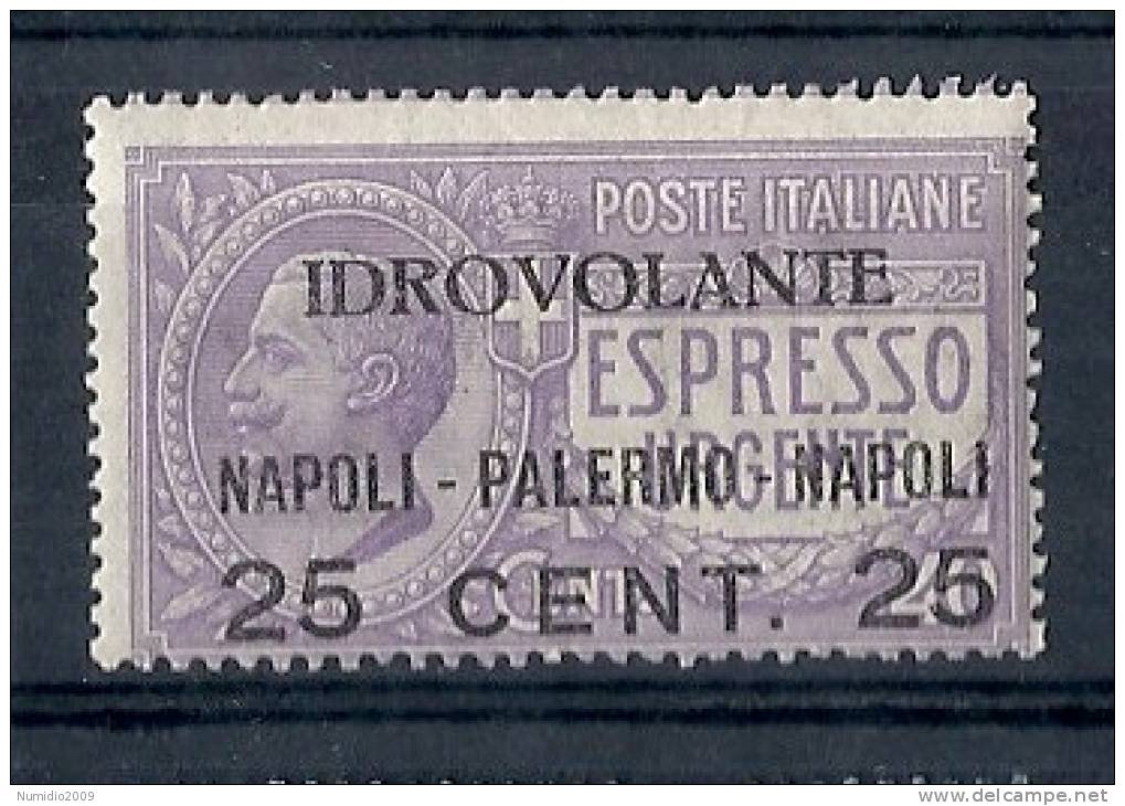 1917 REGNO POSTA AEREA NAPOLI PALERMO MNH ** - RR8636 - Poste Aérienne