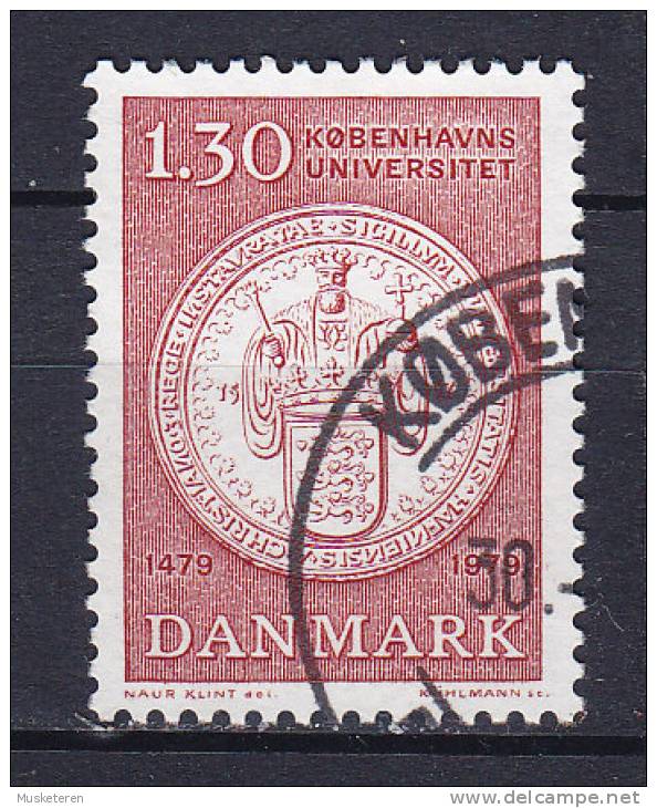 Denmark 1979 Mi. 677     1.30 Kr Universität Kopenhagen 500 Jahre Siegel - Usado