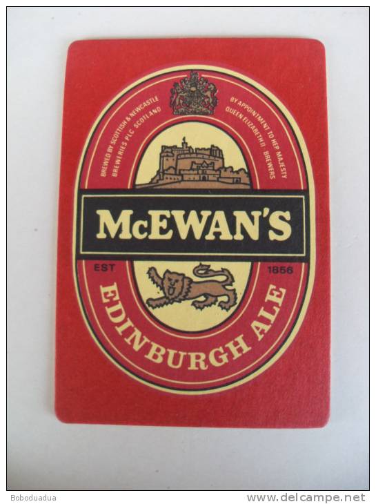 BEER COASTER SOUS-BOCK SOTTOBICCHIERE BIRRA  McEWAN'S ´90 - Sotto-boccale