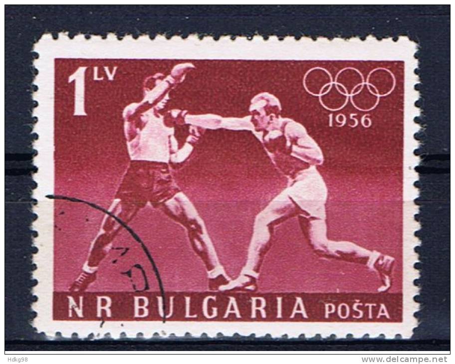 BG Bulgarien 1956 Mi 1001 Boxer - Used Stamps