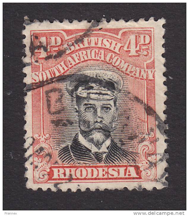 Rhodesia, Scott # 125, Used, King George V, Issued 1913 - Rhodesia (1964-1980)