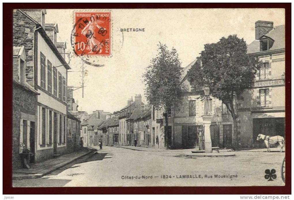 Cpa Du 22 Lamballe Rue Mouexigné   TRAB2 - Lamballe