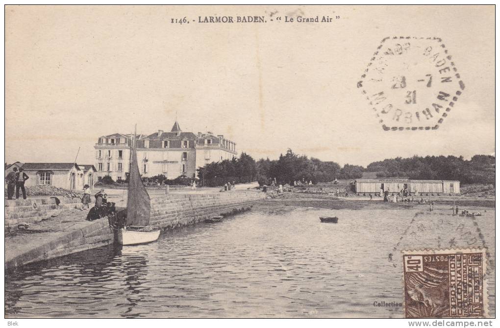 56. Morbihan : Larmor - Baden : Le Grand Air . - Larmor-Plage