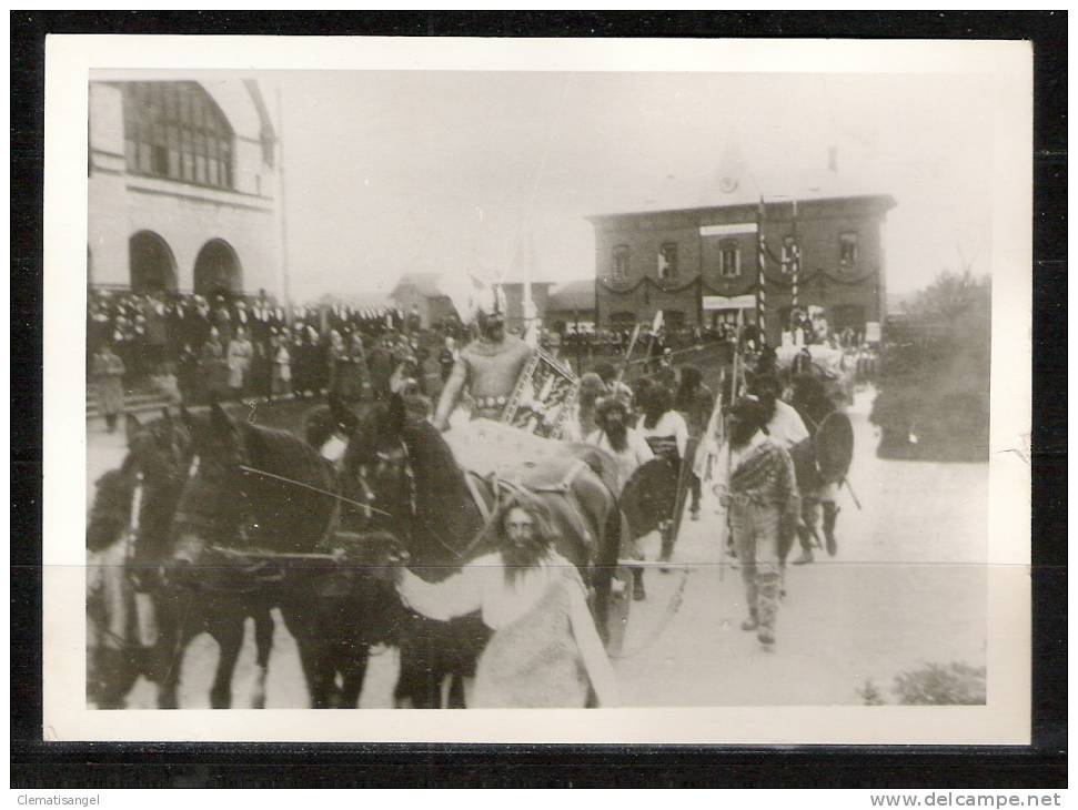 X * SYLT FOTO * FESTUMZUG ZUR ERÖFFNUNG DES HINDENBURGDAMMS * 1927 *!! - Sylt