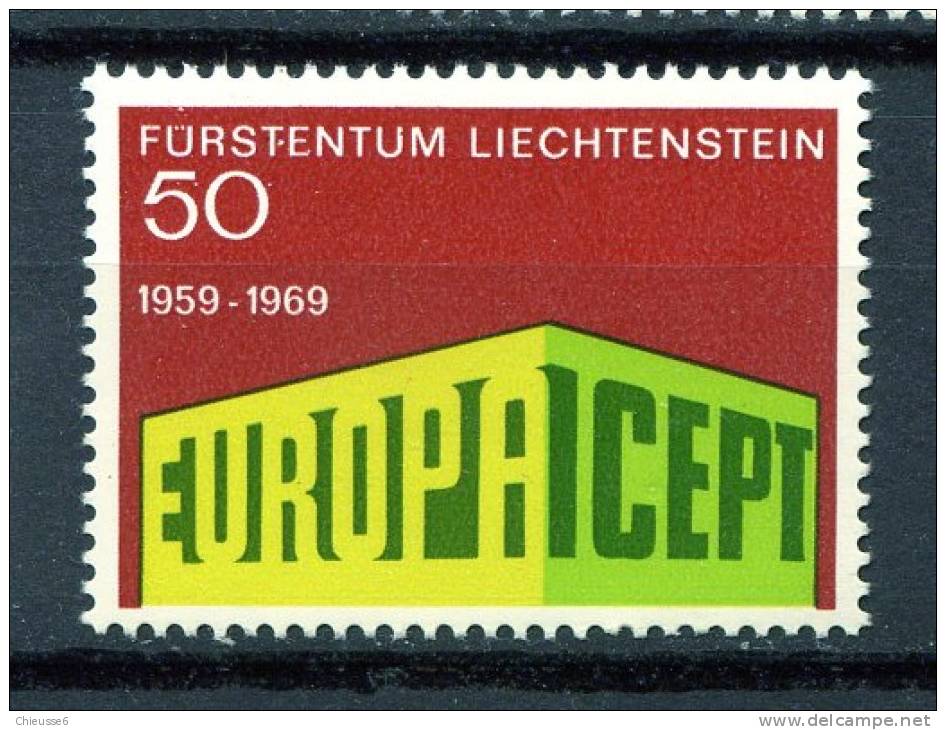 Liechtenstein ** N° 454 - Europa 1969. - 1969