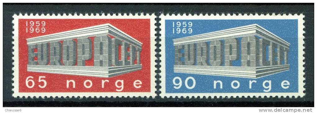 Norvège ** N° 538/539 - Europa 1969 - 1969