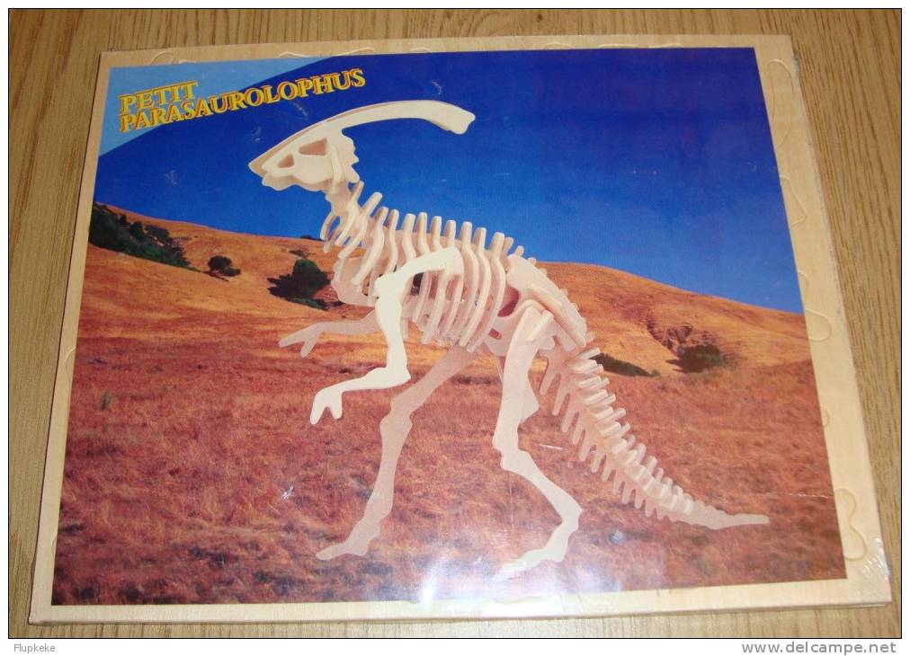 Puzzle 3D En Bois Petit Parasaurolophus Éditions Milan - Puzzles