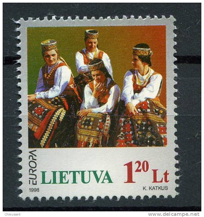 Lituanie** N° 580 - Europa 1998 - 1998