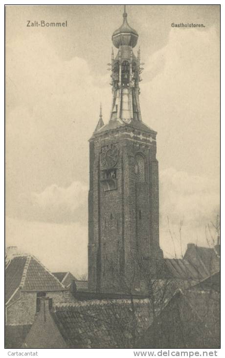 PAESI BASSI. ZALTBOMMEL - LA GASTHULSTOREN.  CARTOLINA D'EPOCA - Zaltbommel