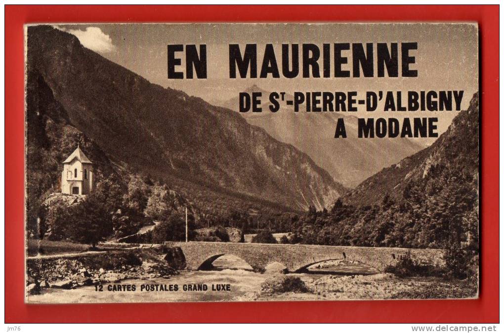 EN MAURIENNE De St PIERRE D'Albigny à Modane. (Carnet 12 Cartes) - Autres & Non Classés