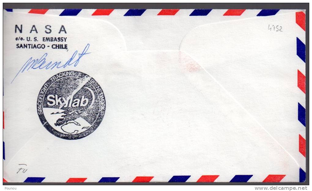 &#9733;CHILE - SKYLAB - SANTIAGO - SIGNED BERNDT (4752) - Zuid-Amerika