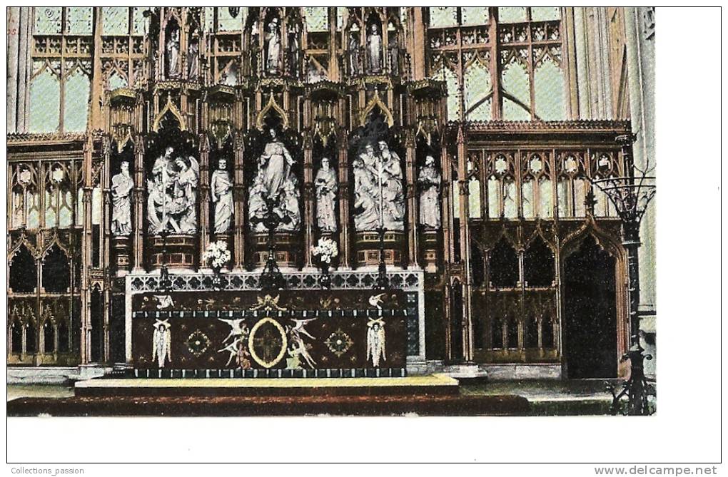 Cp, Angleterre, Gloucester Cathedral, The Reredos - Gloucester