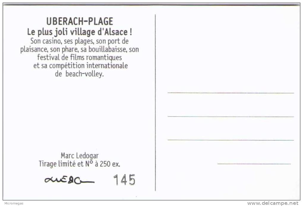 Marc LEDOGAR - Uberach-Plage - Le Plus Joli Vollage D'Alsace ! - Ledogar