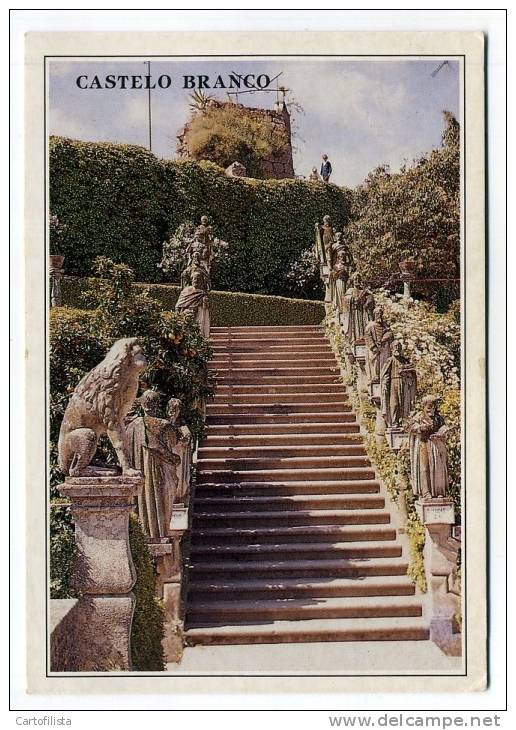 CASTELO BRANCO - Jardim Do Paço, Escadaria Dos Apóstolos E Lagos Das Coroas - Castelo Branco