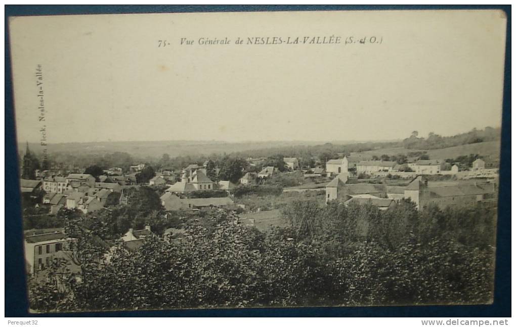 Vue Générale De NESLES-LA-VALLEE.Cpa,voyagé,be - Nesles-la-Vallée