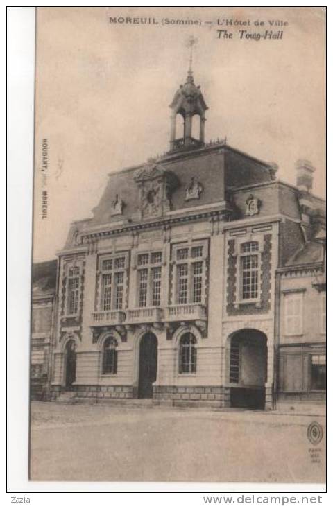 80.370/ MOREUIL - L'hôtel De Ville - Moreuil