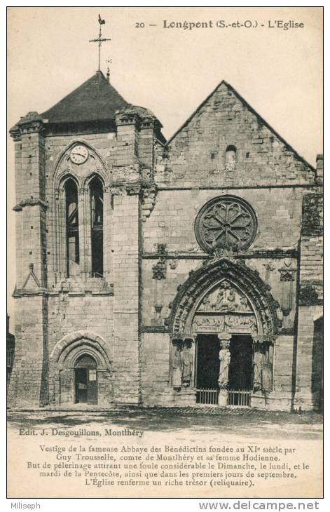 LONGPONT-SUR-ORGE - L'église - Ile-de-France