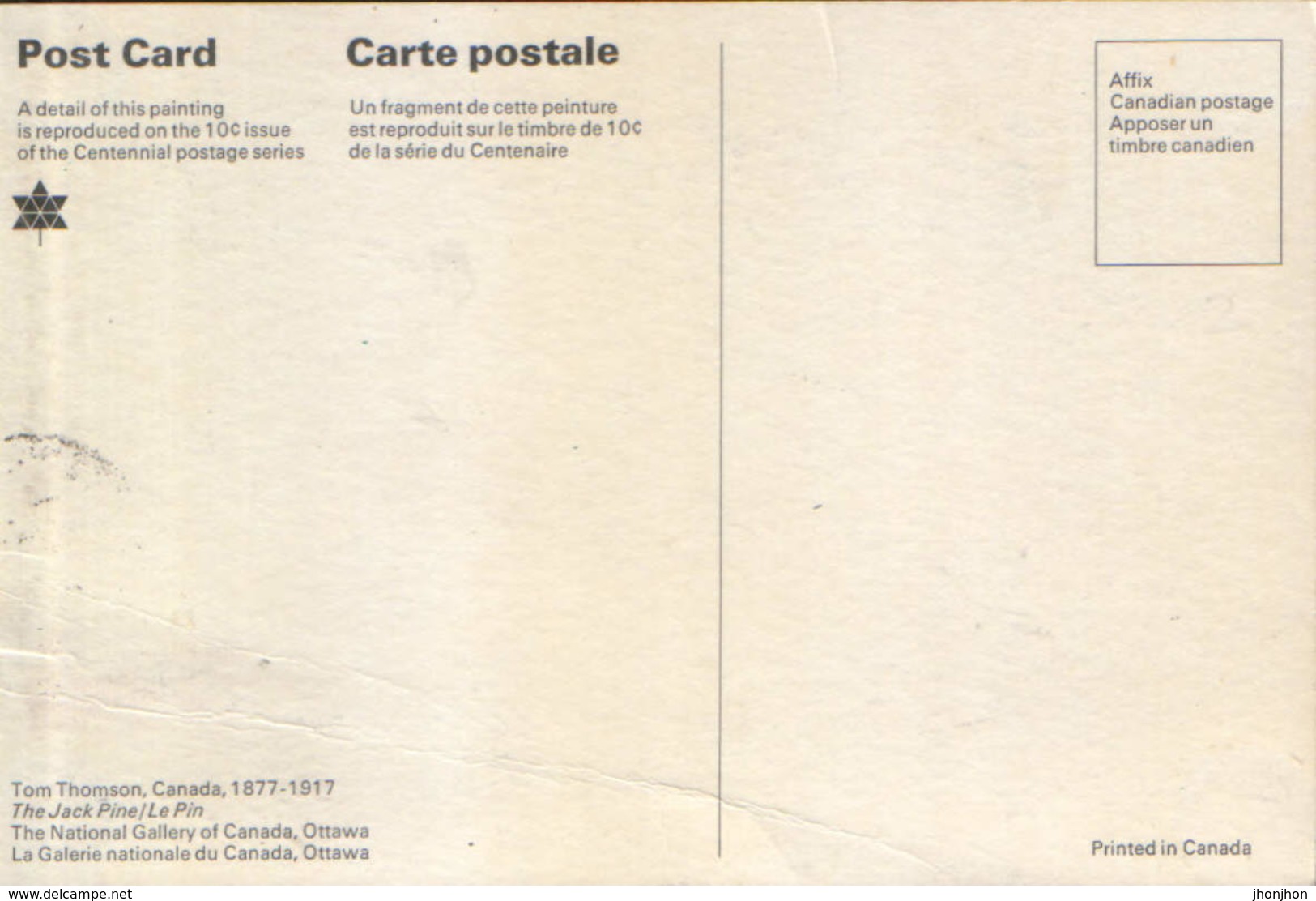 Canada- Maximum Poscard 1968- The Jack Pine By Tom Thomson - Impresionismo