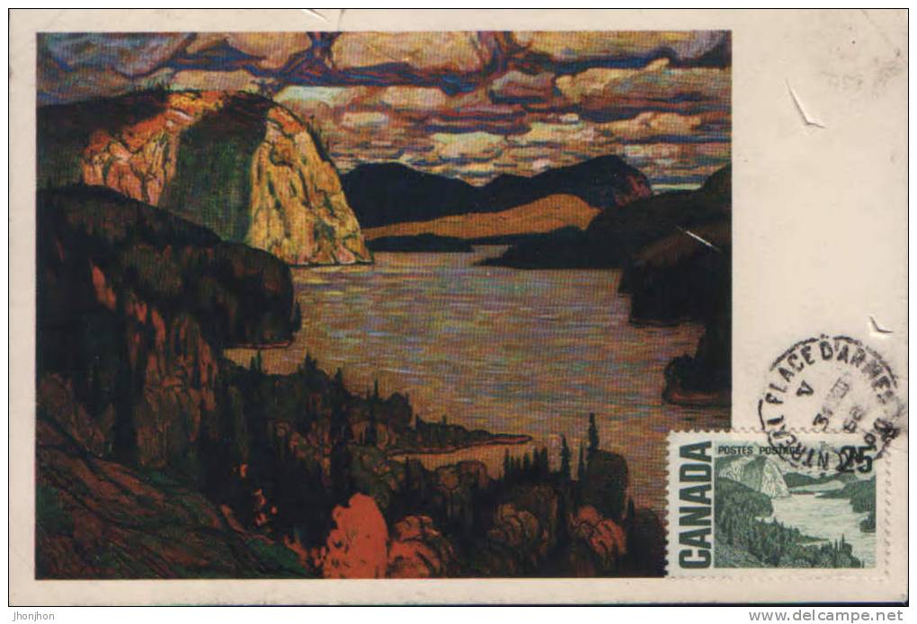 Canada- Maximum Poscard 1968-  The Solemn Land By J.E.H.Mac Donald - Impresionismo
