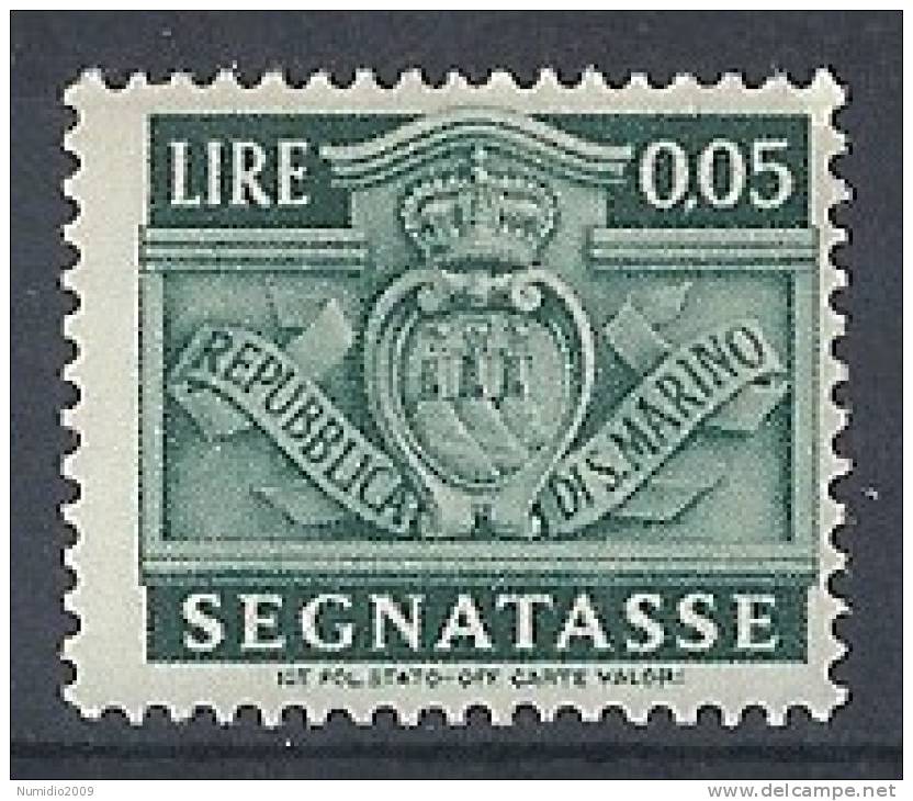 1945 SAN MARINO SEGNATASSE 5 CENT MNH ** - RR8756 - Impuestos