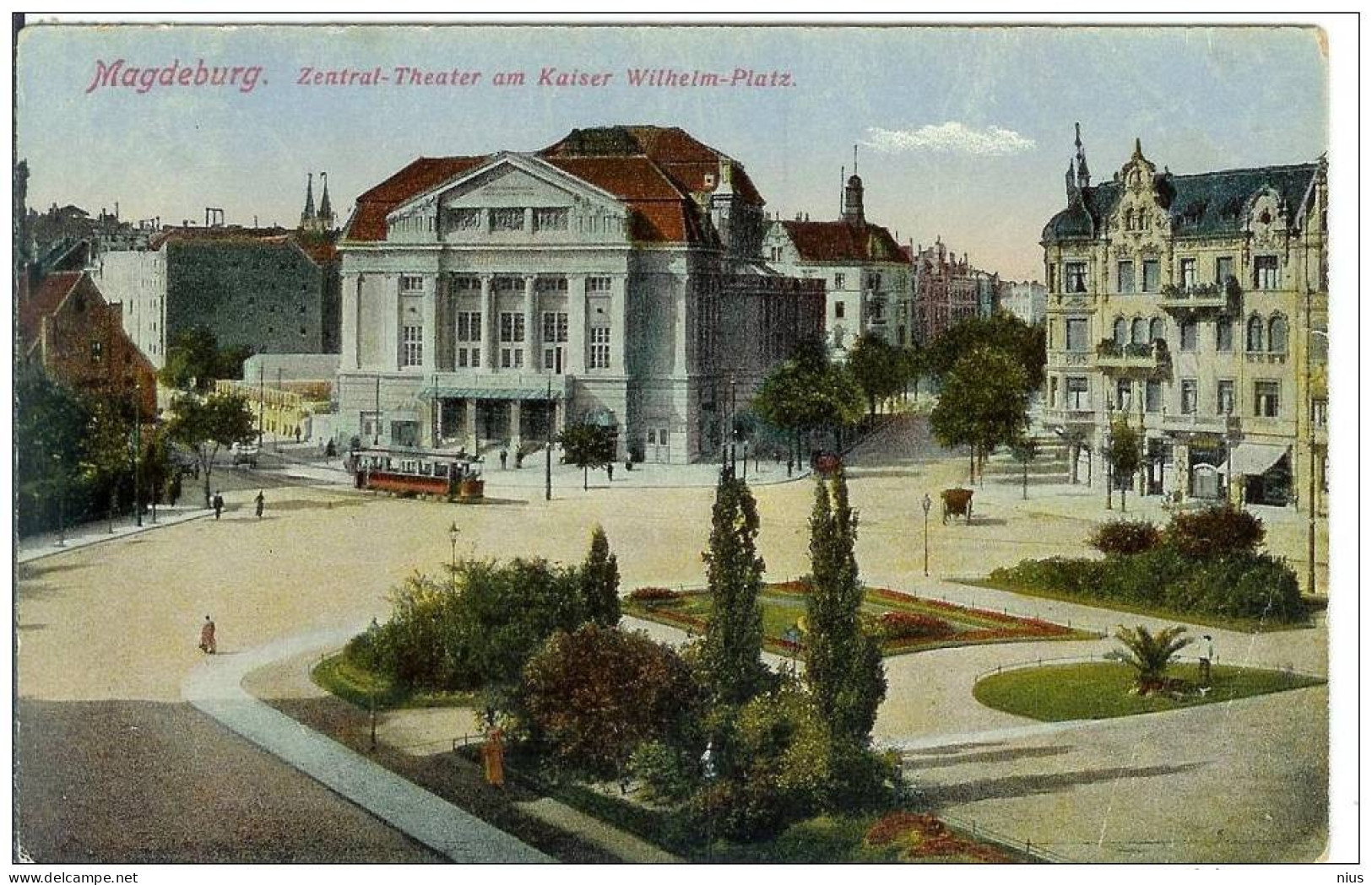 Germany Magdeburg 1918 Opera Theatre Theater Teatro Opernhaus Stadttheater - Maagdenburg