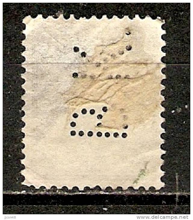 Nederland 1901 Wilhelmina 3c (o) Perfin BK - Used Stamps