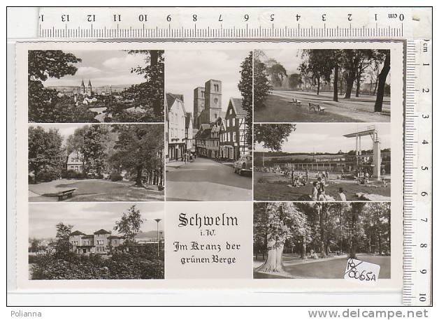 PO8065A# GERMANIA - SCHWELM - Vedutine PISCINA  No VG - Schwelm