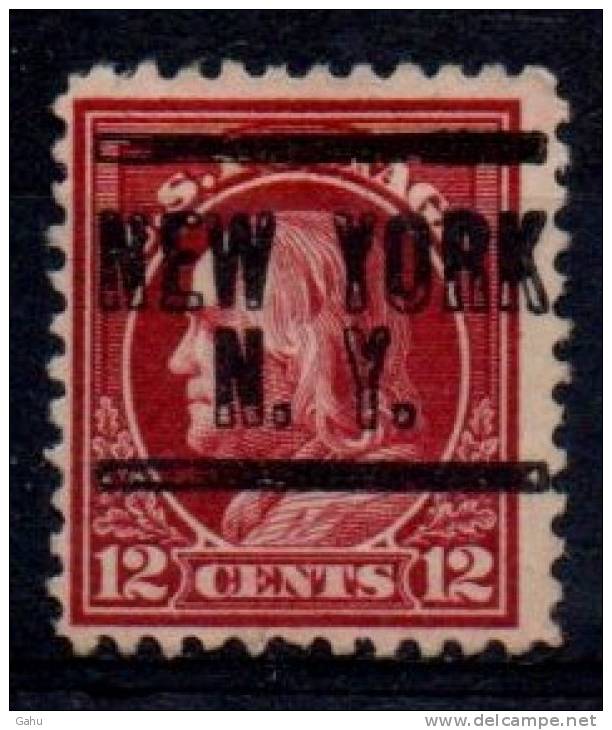 Etats Unis ; U S A ; 1912 ; N° Y : 189 A ; Ob ; " B. Franklin " ; Cote Y : 4.00 E. - Oblitérés