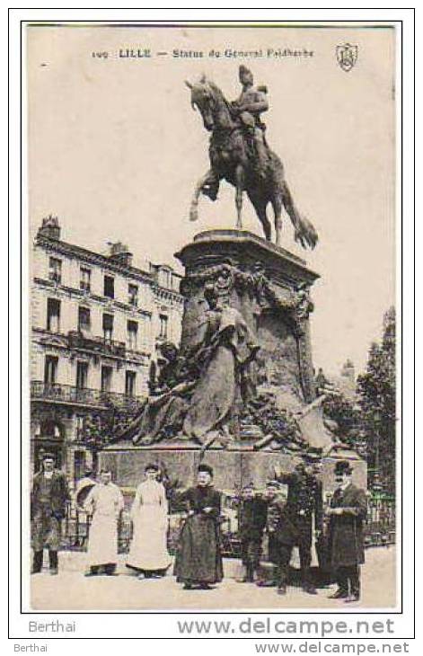 59 LILLE - Statue Du General Faidherbe 2 - Lille