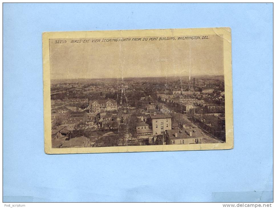 Amériques - Etats Unis - Wilmington : Bird´eye View Looking North From Du Pont Building - Wilmington