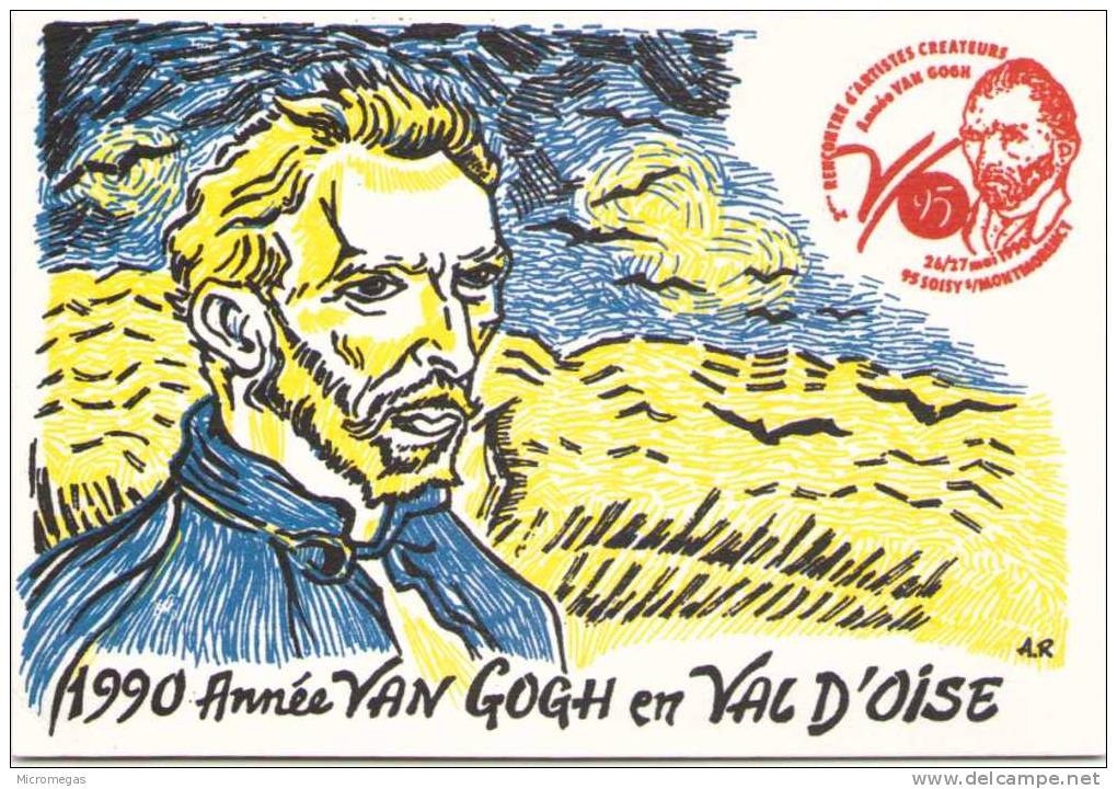 André ROUSSEY - 1990 - Année Van Gogh En Val D'Oise - Roussey