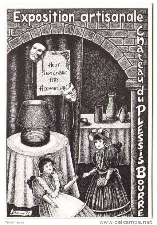 André ROUSSEY - Exposition Artisanale - Château Du Plessis-Bourré 1988 - Roussey