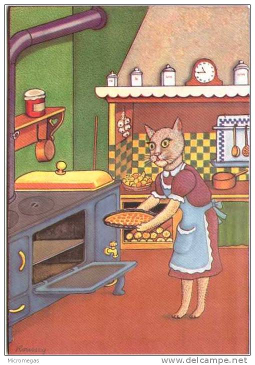 André ROUSSEY - Chat'Rmante Cuisinière - Roussey