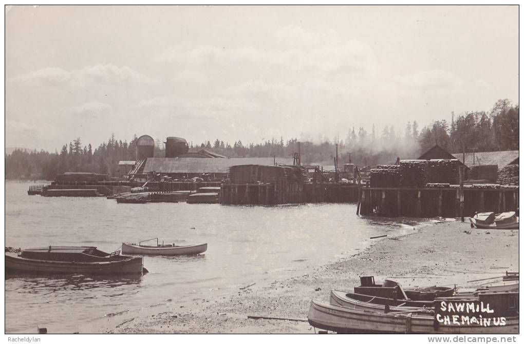 CARTE PHOTO DU CANADA ( SAWMILL CHEMAINUS ) - Non Classés