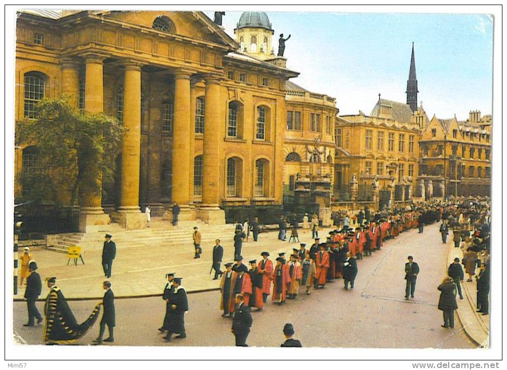 C.P.M. OXFORD University - Encaenia Procession - Oxford