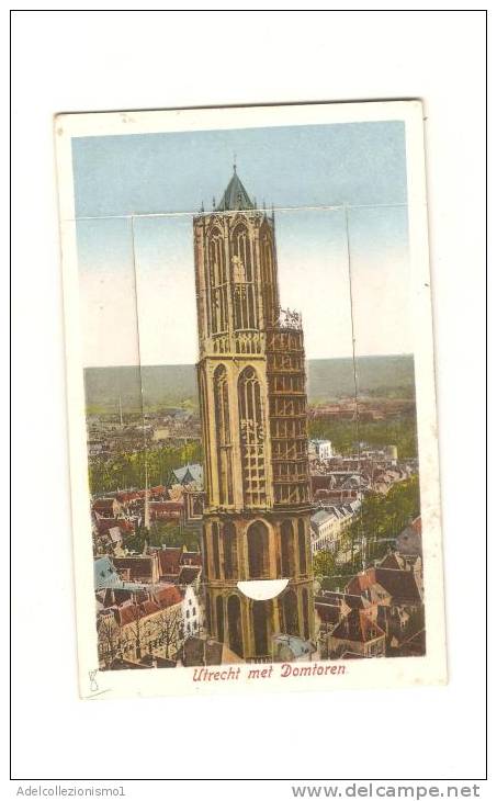 70138)cartolina Illustratoria Utrecht Met Domtoren - Utrecht