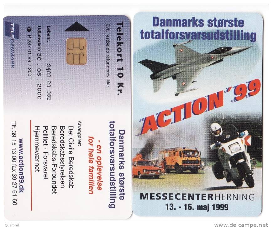 Danemark- Avion, Pompiers, Moto. - Denemarken