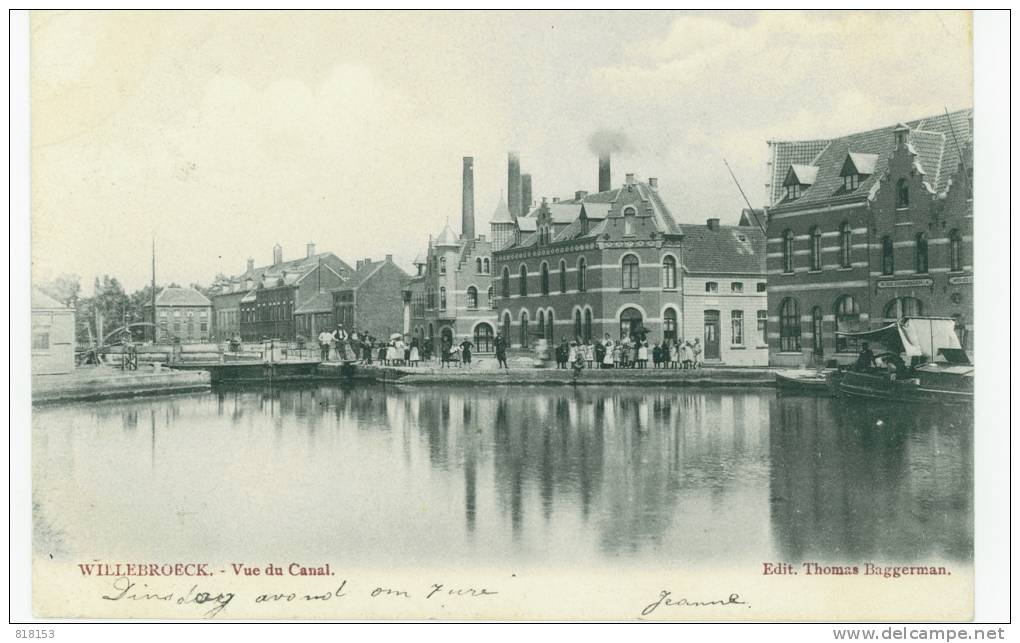 Willebroek -Willebroeck - Vue Du Canal - Willebroek