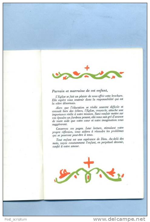 Livre - Parrain Et Marraine, Eglise Réformé D'Alsace Et De Lorraine - Cristianismo