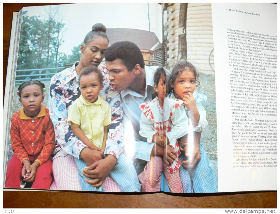 MUHAMMAD  ALI ( CASSIUS CLAY ) BOXE  "EIN PORTRAIT IM WORT UND BILD " von Wilfrid Sheed -Top Großformat --1976