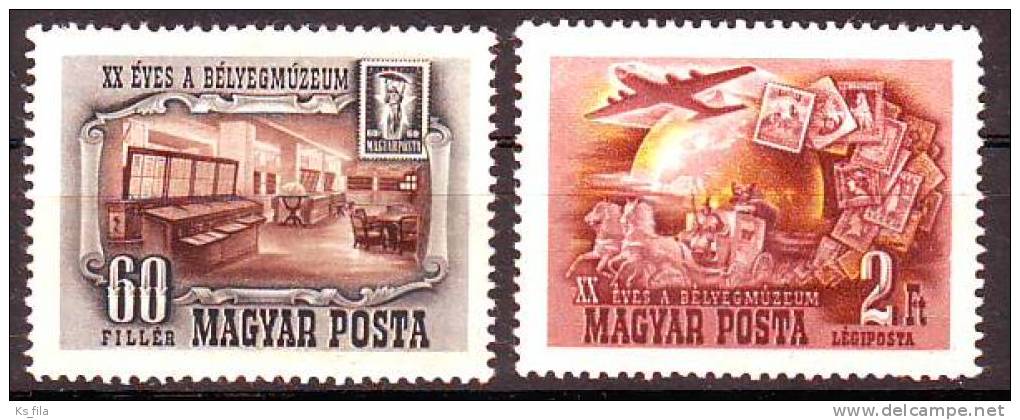 HUNGARY - 1950. 20th Anniv Of Post Office Philatelic Museum - MNH - Unused Stamps