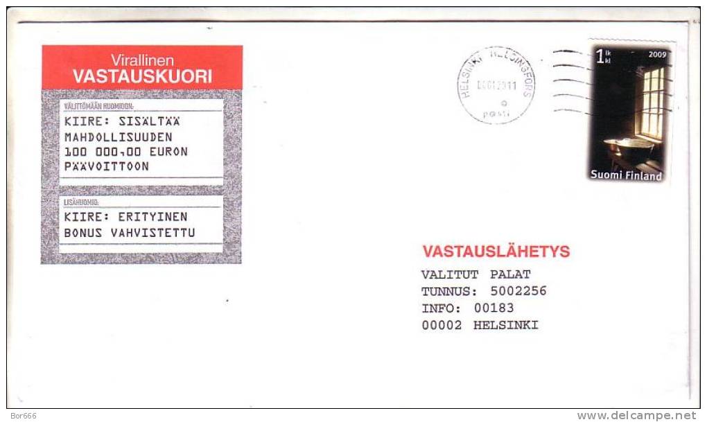 GOOD FINLAND Postal Cover 2011 - Good Stamped: Sauna - Briefe U. Dokumente