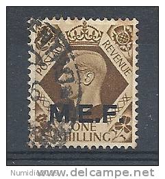 1943-47 OCC. INGLESE USATO MEF 1 S - RR8786-3 - Britische Bes. MeF