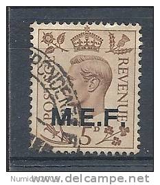 1943-47 OCC. INGLESE USATO MEF 5 P - RR8786-2 - British Occ. MEF