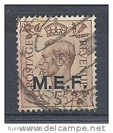 1943-47 OCC. INGLESE USATO MEF 5 P - RR8786-4 - Occ. Britanique MEF