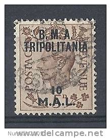 1948 OCC. INGLESE TRIPOLITANIA USATO BMA 10 M - R8788-2 - Tripolitaine