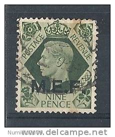 1943-47 OCC. INGLESE MEF USATO 9 P - RR8789-6 - Occ. Britanique MEF