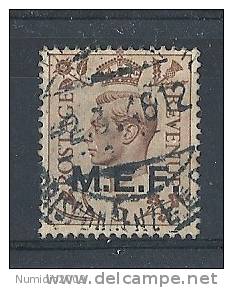 1943-47 OCC. INGLESE MEF USATO 5 P - RR8789-2 - Occup. Britannica MEF